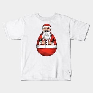 rolly polly Santa Kids T-Shirt